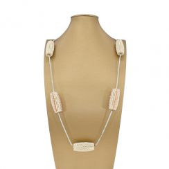 Simple Style large Bead Pendant With Long Chain Necklaces