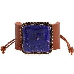 Square Charming Leather Bracelet