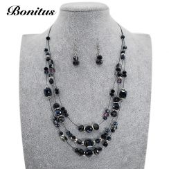 Sparkling Crystal Beads Jewelry Set