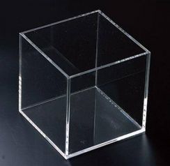 6x6x6 Square Bin Clear Acrylic Box For Package