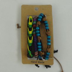 Bohemian Adjustable HandMade Multi Layer Colorful Leather Rope Bracelets