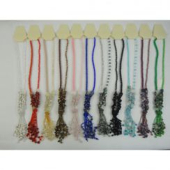 Fashion Long Natural Stone Necklaces Tassel  Necklaces For Ladies