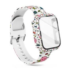 Colorful Flower Silicone Adjustable Smartwatch Band Strap  Watchband Wristband  for Apple I Watch 4.5.6